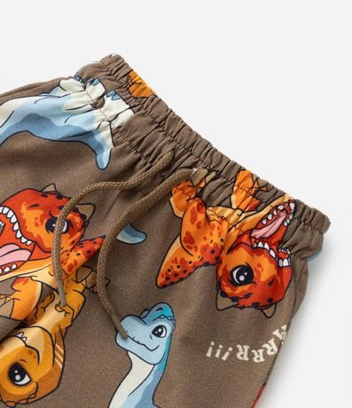 Conjunto Infantil Corto con Estampado de Dinosaurios - Talle 1 a 5 años 5