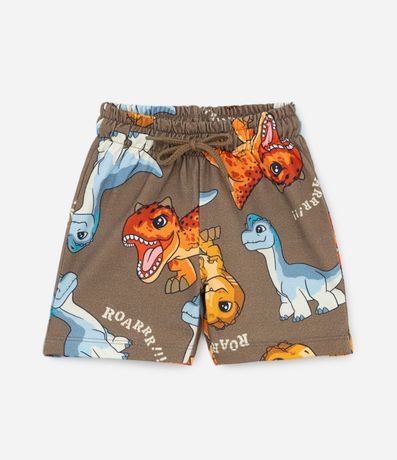 Conjunto Infantil Corto con Estampado de Dinosaurios - Talle 1 a 5 años 6