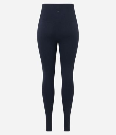 Pantalón Legging Deportiva con Textura Acanalada y sin Costura 7