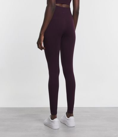 Pantalón Legging Deportiva con Textura Acanalada y sin Costura 3