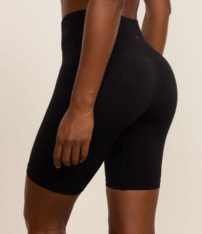 Bermuda Deportiva con Textura Acanalada sin Costura 3