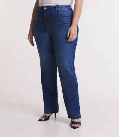 Pantalón Recto en Jeans con Elastano Curve & Plus Size 2