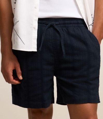 Bermuda en Algodón Texturizado con Bolsillos 3