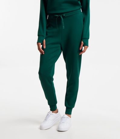 Pantalón Jogger Deportiva en Media Malla con Lazo 2