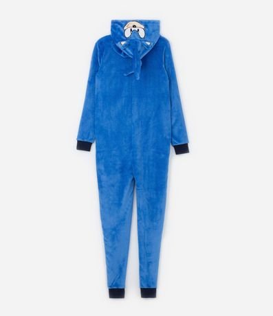 Pijama Jumper Infantil en Fleece con Bordado Sonic - Talle 4 a 12 años 3