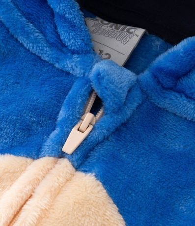 Pijama Jumper Infantil en Fleece con Bordado Sonic - Talle 4 a 12 años 5