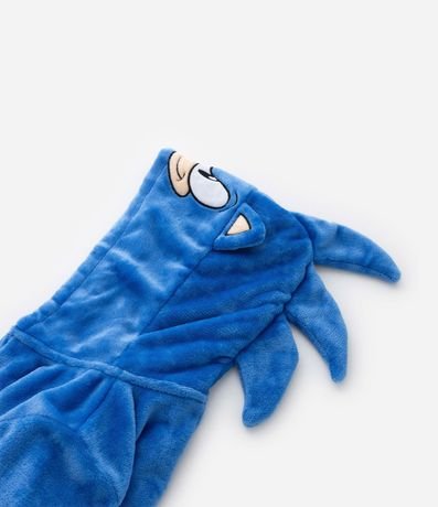 Pijama Jumper Infantil en Fleece con Bordado Sonic - Talle 4 a 12 años 7