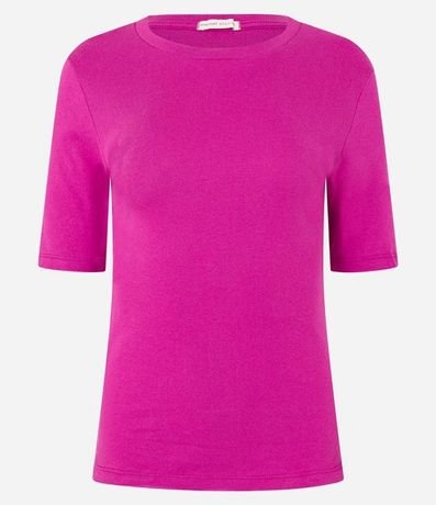 Blusa Básica en Algodón con Manga Corta 6