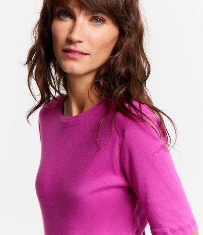 Blusa Básica en Algodón con Manga Corta 3