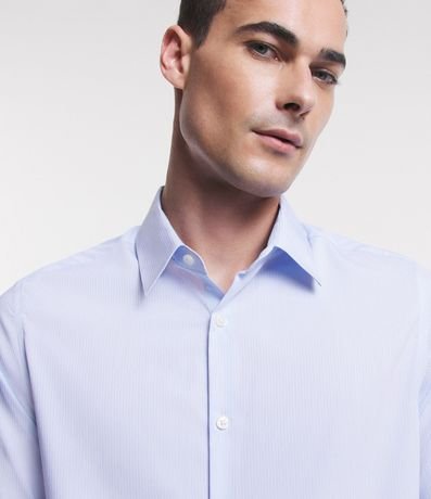 Camisa con Fibra de Bambú Maquinetada con Rayas 2