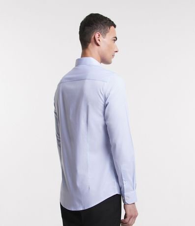 Camisa con Fibra de Bambú Maquinetada con Rayas 3