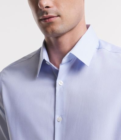 Camisa con Fibra de Bambú Maquinetada con Rayas 4