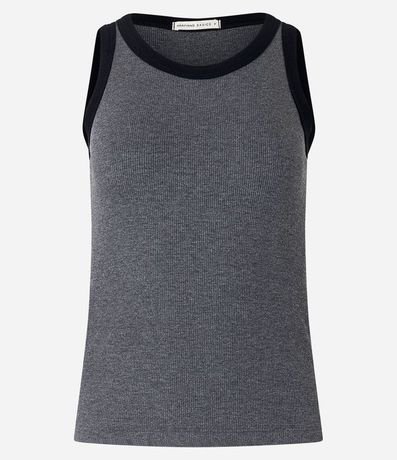 Blusa Musculosa Bicolor en Ribana