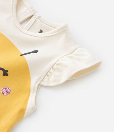 Vestido Body Infantil Estampa Abeja con Vincha para el Pelo - Talle 0 a 18 meses 6