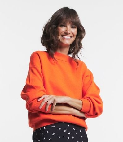 Suéter en Punto con Cuello Redondo 5