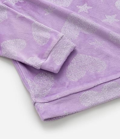 Pijama Largo Infantil Calentito con Brillos - Talle 2 a 14 años 8