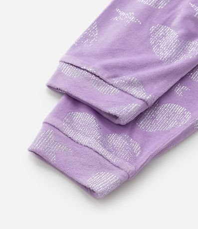 Pijama Largo Infantil Calentito con Brillos - Talle 2 a 14 años 4