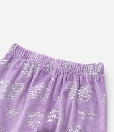 Pijama Largo Infantil Calentito con Brillos - Talle 2 a 14 años 6