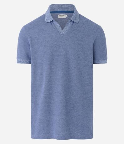 Polo Comfort en Algodón Texturizado con Manga Corta 6
