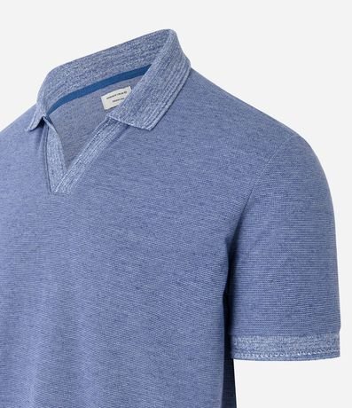 Polo Comfort en Algodón Texturizado con Manga Corta 7