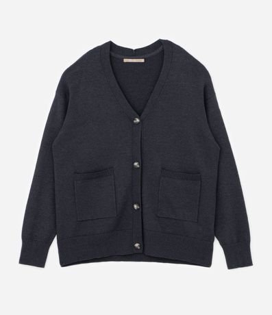 Cardigan de Punto con Bolsillos Delanteros Curve & Plus Size 5