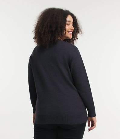 Cardigan de Punto con Bolsillos Delanteros Curve & Plus Size 3