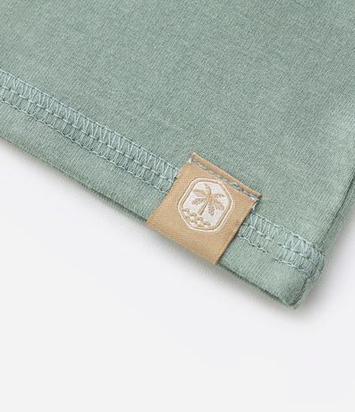 Remera Infantil con Recorte Texturizado y Tag Aplicado en el Bajo - Talle 1 a 5 años 4