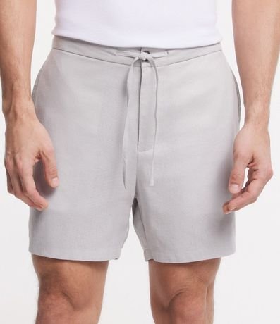 Bermuda Slim en Viscolino con Cordón y Bolsillos 2