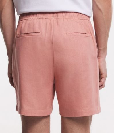 Bermuda Slim en Viscolino con Cordón y Bolsillos 3