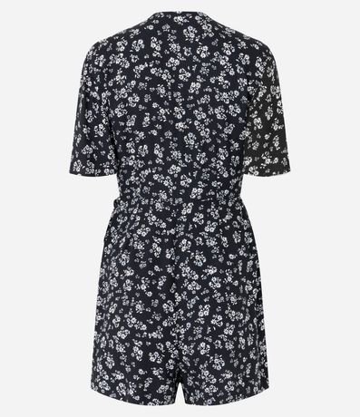 Enterito en Viscosa Floral Liberty con Escote Traspasado 6