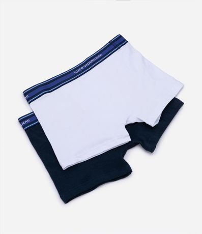 Kit 02 Calzoncillo Boxer Infantil en Algodón con Cintura Elástica Lupo - Talle P al GG 2