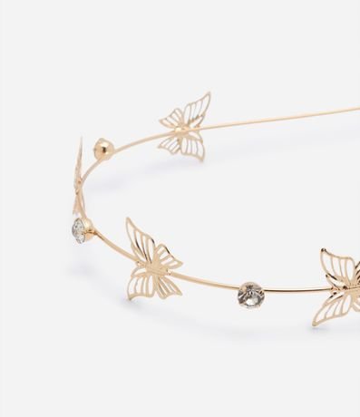 Kit con Vincha y Pinzas en Metal con Formato de Mariposas 2