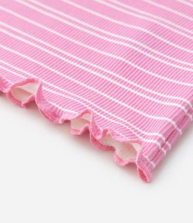 Musculosa Infantil Acanalada con Bordado de Corazón - Talle 1 a 5 años 3