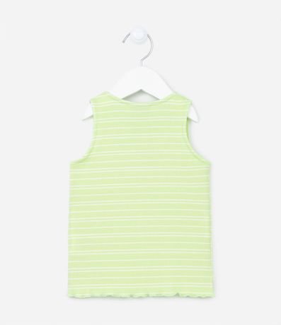 Musculosa Infantil Acanalada con Bordado de Corazón - Talle 1 a 5 años 2