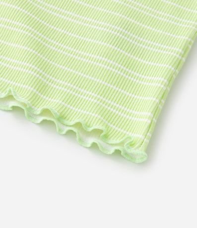 Musculosa Infantil Acanalada con Bordado de Corazón - Talle 1 a 5 años 3