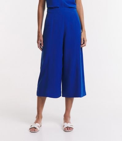 Pantalón Pantacourt en Viscolino con Cintura Mediana 2