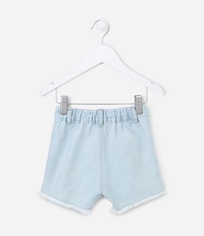 Short Infantil Jeans con Bolsillos y Terminación Deshilachada - Talle 1 a 5 años 2