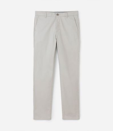 Pantalón Slim en Sarga con Bolsillos Cuchillo 5