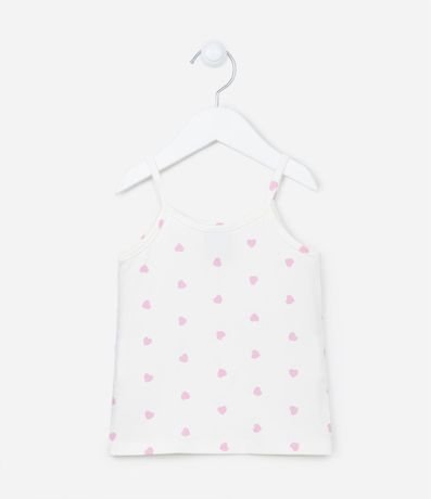 Musculosa infantil con Estampa de Corazones - Talle 1 a 5 años 2