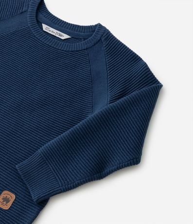 Buzo Infantil de Punto Texturizado y con Mangas Raglán - Talle 1 a 4 años 4