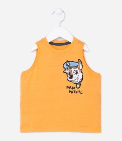 Musculosa Infantil Texturizada Estampa Chase Patrulla de Perros - Talle 2 a 5 años