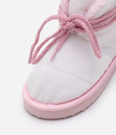 Pantufla Botinha Infantil con Lazo - Talle 29 al 38 4