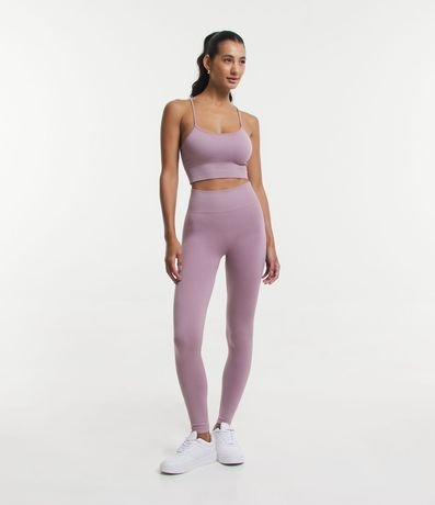 Pantalón Legging Deportivo Texturizada y sin Costura