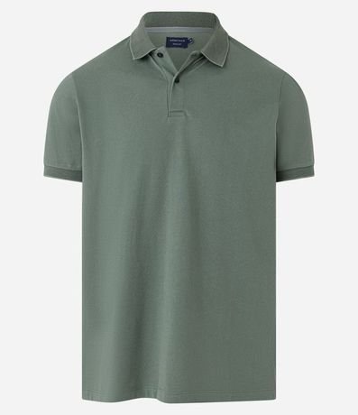 Polo Manga Corta con Cuello Jacquard 5