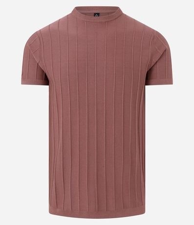 Remera Manga Corta en Viscosa Texturizada 7