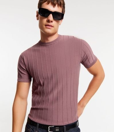 Remera Manga Corta en Viscosa Texturizada 1