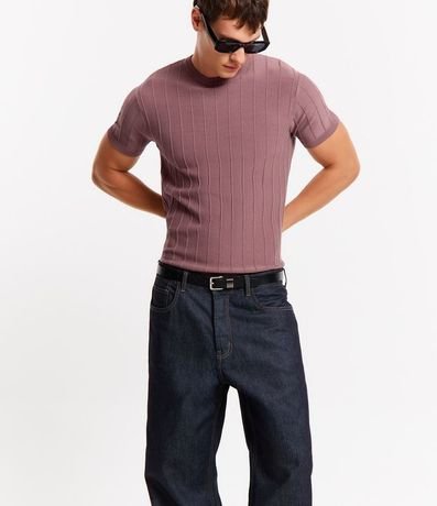 Remera Manga Corta en Viscosa Texturizada 4