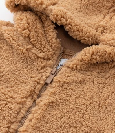 Buzo Infantil en Sherpa y Capucha Interactiva con Orejitas - Talle 1 a 5 años 5