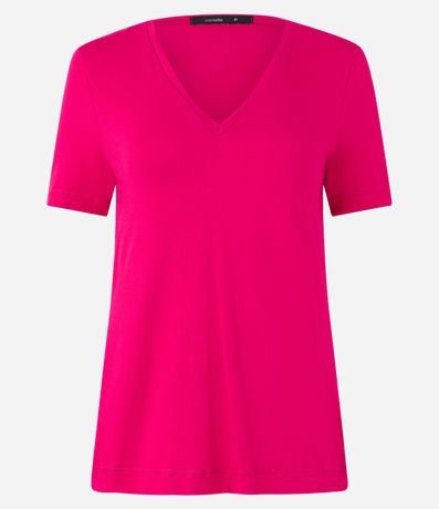 Blusa Básica en Viscosa con Escote V 5