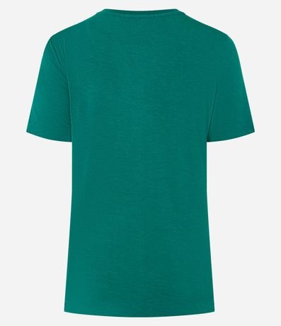 Blusa Básica en Viscosa con Escote V 7